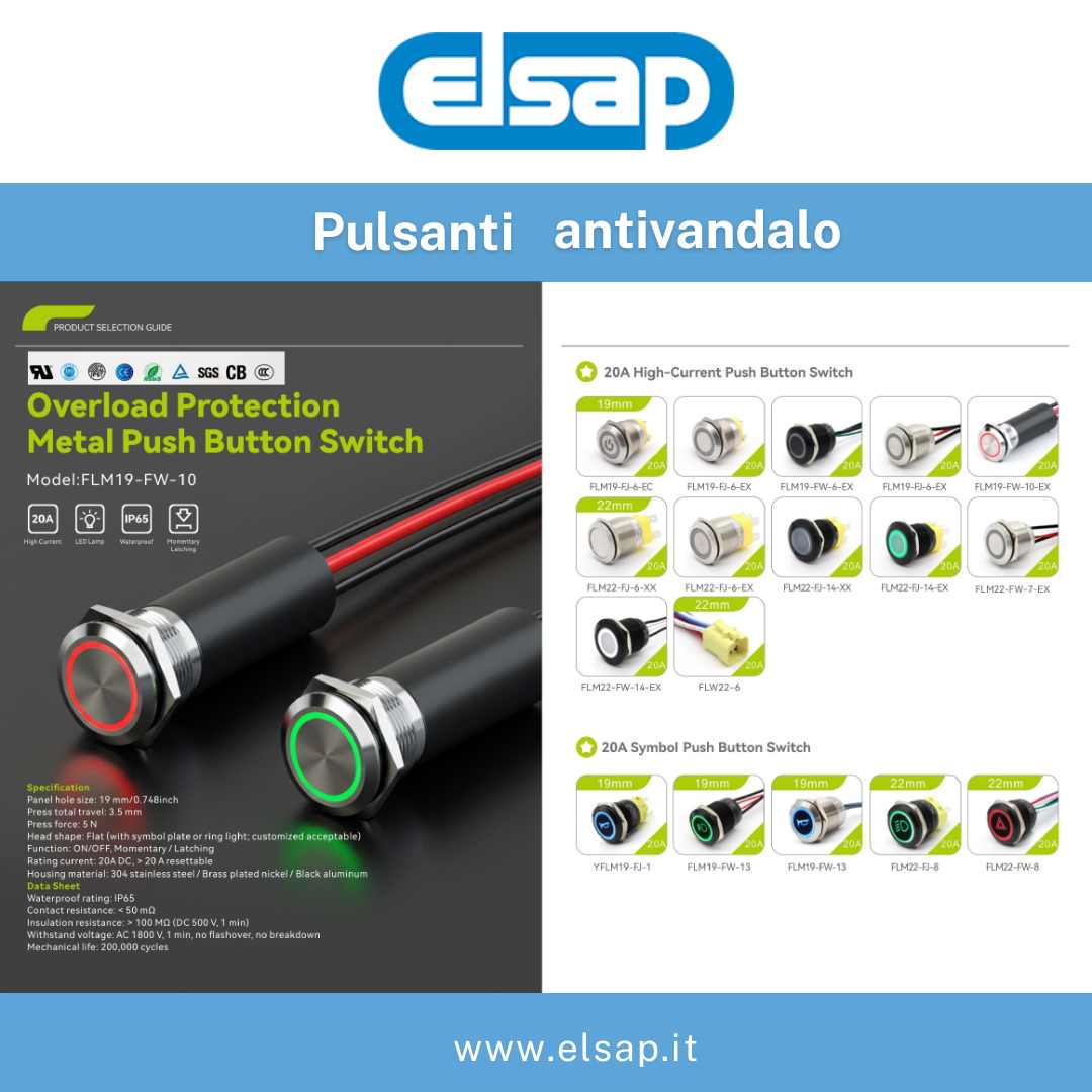 pulsanti antivandalo
